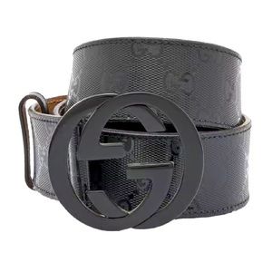 Black Gucci Belt